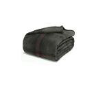 766686968712 Plaid Plush Grey Blanket Mainstays King