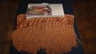 766686988406 Unbranded Chenille Throw Blanket Nos Sahara Copper Color