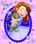 77-qa45-ds9g Disney New Sofia Cozy Throw Reverse Sherpa Blanket 778267123212