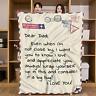783710843500 Ufooro Personalized Custom Throw To Dad From Daughter