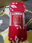 784857739152 Holiday Time Christmas Snowflakes Plush Throw Blanket In
