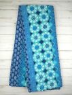 784857802603 Mainstays Fleece Blanket Throw Blue Medallion