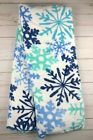 784857806595 Mainstays Plush Throw Blanket Christmas Snowflakes