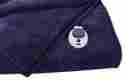785064 Generic Electric Throw Blankets Home Lap Heated Warm Plush Triple Rib Cold Weather Blue 038533785095