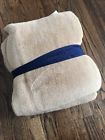 791551021698 Berkshire So Soft Blanket Prosecco Beige New With