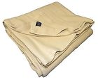 791551457251 Berkshire Blanket Homespum Cotton Light Khaki King New
