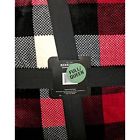 791551902591 Berkshire Blanket Plaid Red