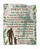 794094672013 Llarreh Dad Gifts Prayer For My Blanket Fathers