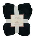 797923110977 Unbranded Black Throw Blanket