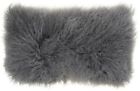 798019031800 Nourison Sheepskin Throw Pillow Elegant Sleek Lightweight Home