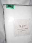 92694 8 01956 3 Suzani Nip Combed Cotton Blanket Pale Yellow King