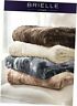 807000148165 Zorlu Usa Nesting Faux Fur Reversible Throw Tundra Swan