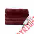 80793 Sunbeam Microplush Heated Throw Blanket Cranberry Red New 796856246654