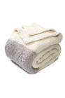 808460619325 Barefoot Dreams Nwt Cozychic Heathered Stripe Throw Blanket