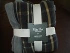 814652024563 Martha Stewart Collection Sherpa Throw Blanket Grey Brown