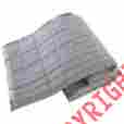 83727 Expressions Stripe Twin Grey Blanket Alternative Down Guest Bed Room Warm Winter Cold Season 769823483727