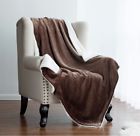 840079107534 Hearts Extra Fluffy Plush Throw Reversible Sherpa Blanket