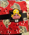 841278148663 Unbranded Nwt Velvet Throw Fleece Blanket Red Hear