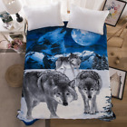 841380184054 All American Collection Super Soft Animal Printed Throw