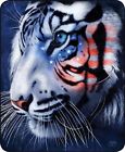 842131114214 Regal Comfort Queen White Stripe Patriotic Tiger Us