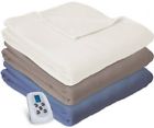 842842 Serta Fleece Heated Blanket 038533842897