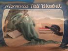 848381001496d Globalship Inc Adult Mermaid Tail Blanket Teal Knit