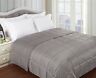 855031053279 Superior Gray All Season Reversible Microfiber Blanket