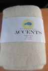 859371000894 Downunder Accents Mohair Nylon Wool Throw Ivory White