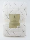 883893432475 Ellen Degeneres Ed Zig Zag King Quilt Beige