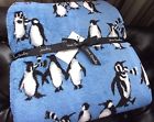 886003533864 Vera Bradley Throw Blanket Playful Penguins Blue