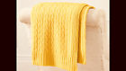 886087201192 Ralph Lauren Nwt Home Yellow Cable Knit Cashmere