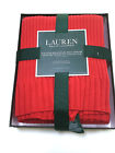 886087312454 Ralph Lauren Knit Throw Blanket Red Cotton