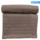 889954145797 Blue Nile Mills Basket Weave King Cotton Blanket