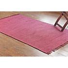 0038 8944491123836 Cm Solid Plum Colored Area Rug Cotton