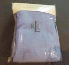 90.00 Ralph Lauren By Classic Cotton Bed Blanket Twin Size Blue Orig 025695890187