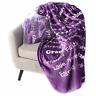 90119purple Blankiegramcom Blankiegram Throws Faith Blanket With Inspirational Thoughts 641022705667