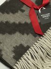 955112 Sonoma Williams Nwt Chevron Cashmere Throw Chocolate