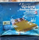 964-520 Northern Electric Company Vtg Riviera Full Blue Automatic Blanket Dual