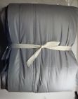 9947537 Pottery Barn Avani Cotton Blanket Gray King