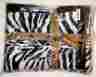 99909 Birchwood Trading Passport Zebra Faux Fur Fleece Throw 50 X 70 New Sealed Pkg 819676010110