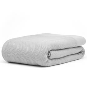 9threads 060994442380 100% Cotton Herringbone Weave Blankets 108 Inch X90 King Throw Blanket For Bed A