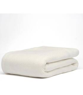 9threads 060994442403 100% Cotton Herringbone Weave Blankets 66 Inch X 90 Twin Throw Blanket For Bed