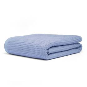 9threads 060994442564 Gots Certified Organic Cotton Waffle Weave Blanket Queen Bed Size 90
