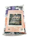 A-079 Crown Crafts Jacquard Woven Throw Funny Bunnies Virgin 046249307197