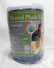 A010367294 Biddeford Blankets Heated Blue Plaid Microplush Fleece Throw 657812157080