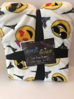 A4271c Sweet And Sour Happy Emoji Plush Blanket Childrens 073558718918 A4271c Sweet And Sour Happy Emoji Plush Blanket Childrens 073558718918