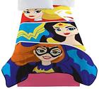 A4358c Warner Super Hero Girl Strong Heroes Dc Blanket 073558724179