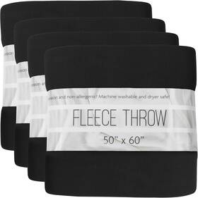 3995 Ad Sutton 24 Pack Bulk Fleece Throw Blankets For Wedding Favors Homeless Women Men