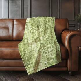 Asb577 Addison Rugs 313043095064 Premium Machine Washable Olive 50 Inch X 70 Sherpa Throw Blanket