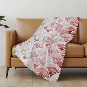 Asb184 Addison Rugs 445000168108 Premium Machine Washable Red 50 Inch X 70 Sherpa Throw Blanket